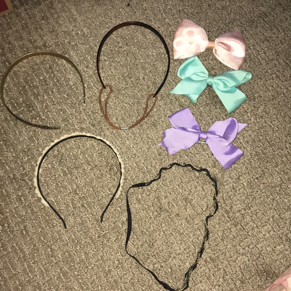 Hair bows and headbands